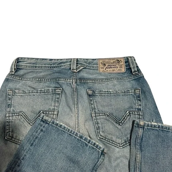 Diesel Men's Light Blue Slim Straight Jeans - Picture 11 of 16